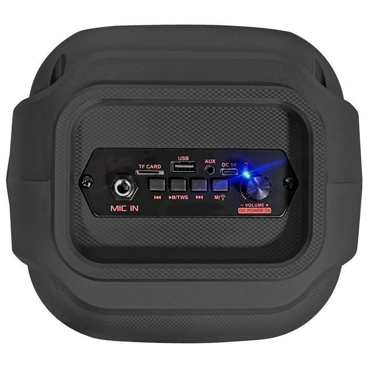 Enceinte Karaoké lumineuse - INOVALLEY - KA22-BTH - Bluetooth V5.0 -