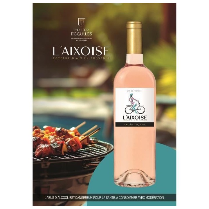 L'Aixoise 2023 Côteaux d'Aix en Provence - Vin rosé de Provence