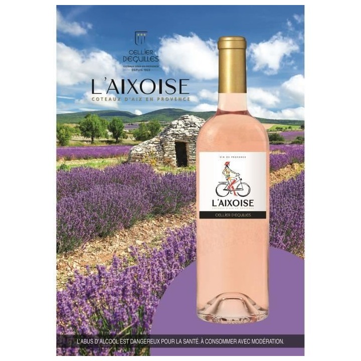L'Aixoise 2023 Côteaux d'Aix en Provence - Vin rosé de Provence
