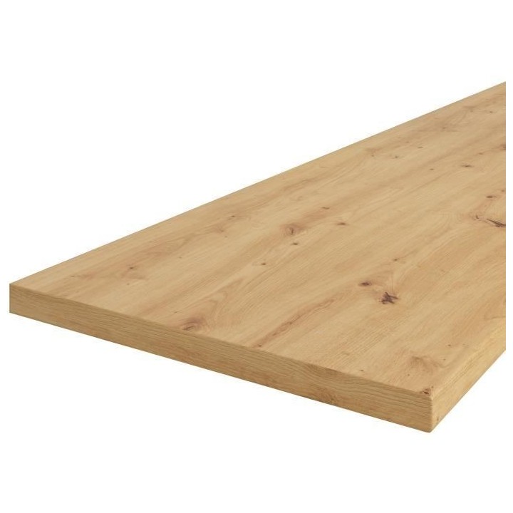 Plan de travail ARTISAN - Décor chene artisan - L 60 x P 60 x H 4 cm