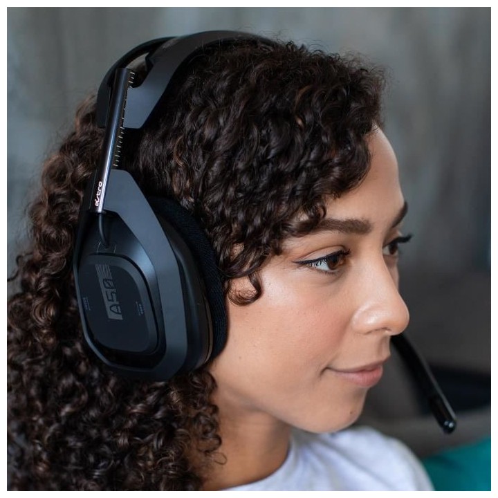 Casque Gamer - Sans fil - Logitech G - A50 - PS5, PS4, PC, MAC - Noir/