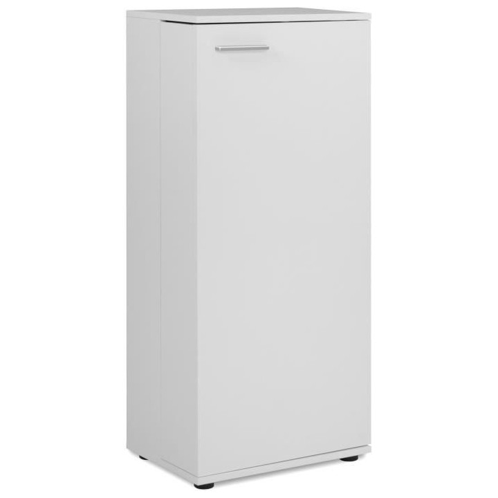 Meuble a chaussures - Finori - Satos - Blanc - 12 Paires - 100 x 110 x