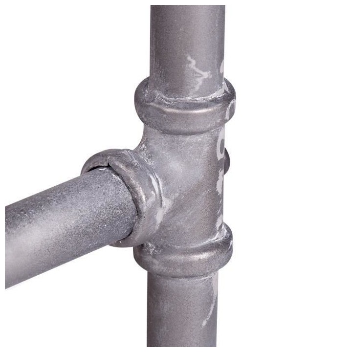 Table basse rectangulaire TULO - Bois et métal- Bois et tube industri