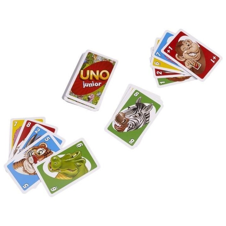 Mattel Games - Uno Junior - Jeu de Cartes pour Enfants - Des 3 ans GK