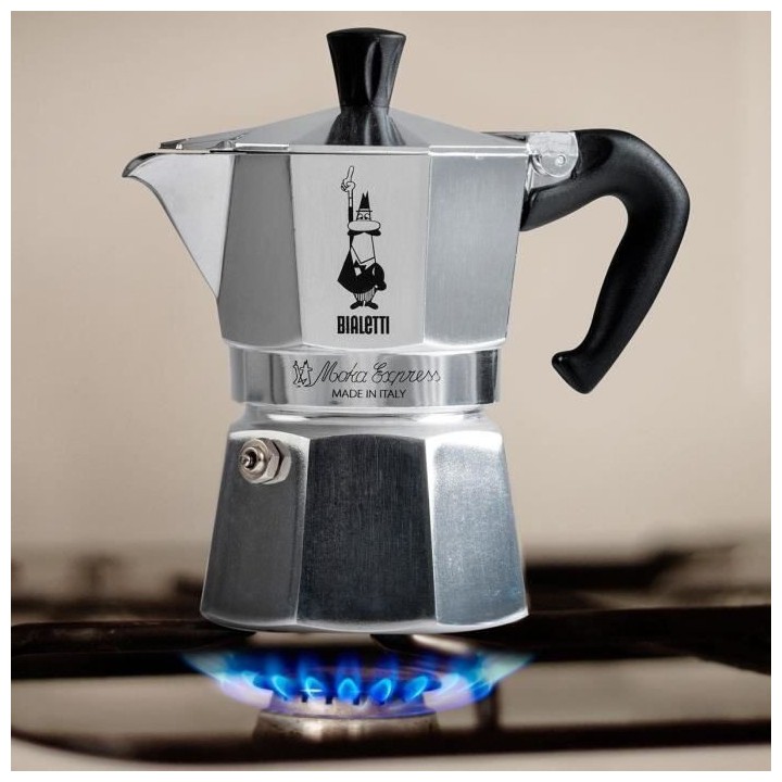 Cafetiere italienne - BIALETTI - MOKA EXPRESS - 6 tasses - 0,30 L - Ar