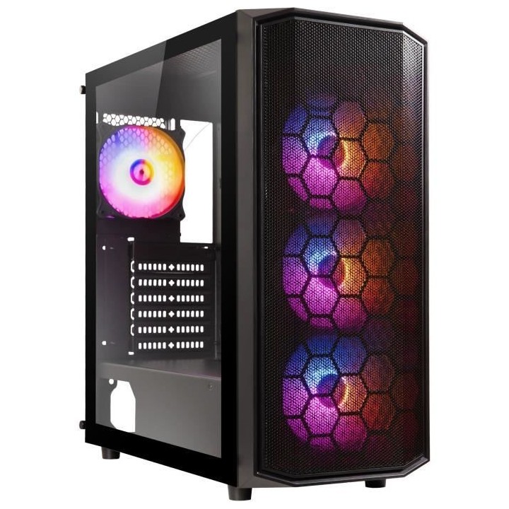 Boitier PC sans alimentation - BITFENIX Garen (Noir) A-RGB - Moyen tou