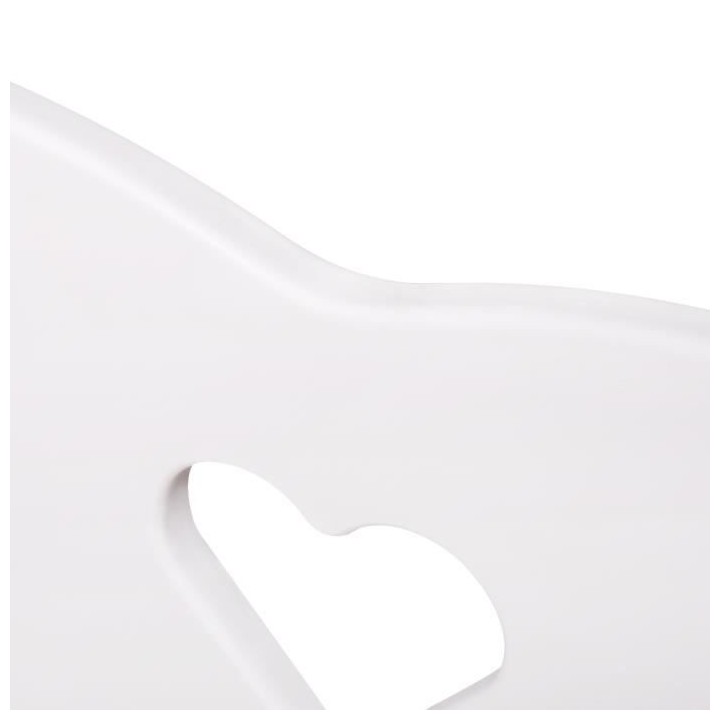 HARO Lit enfant - MDF et Pin Massif - Décor Chene et laqué blanc - S