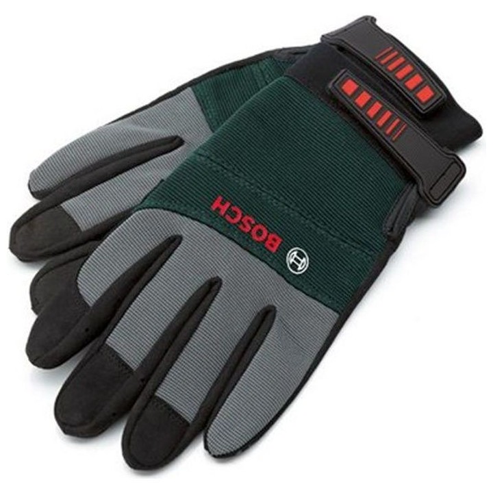 Gants de jardinage - BOSCH - Taille L - Vert et gris - Protection cont