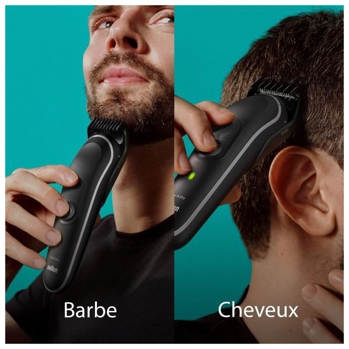 Tondeuse tout-en-un - BRAUN - Series 5 MGK5440 - 10 en 1 - Kit pour ba