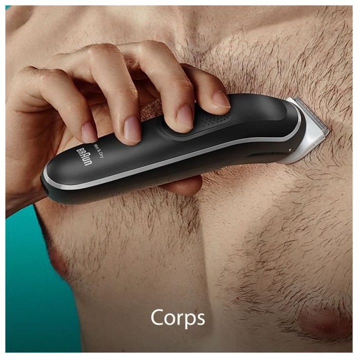 Tondeuse tout-en-un - BRAUN - Series 5 MGK5440 - 10 en 1 - Kit pour ba