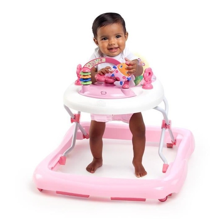 Trotteur BRIGHT STARTS JuneBerry Delight - Rose - a partir de 6 mois