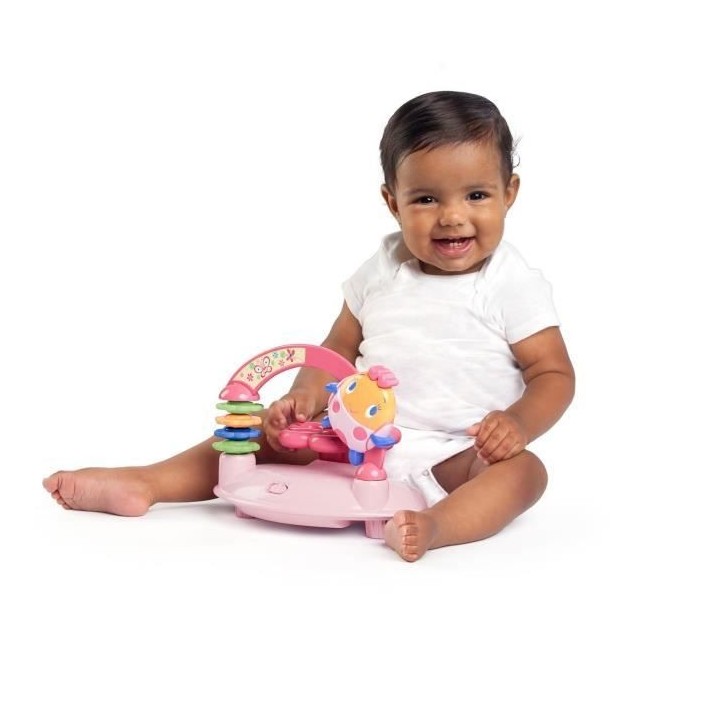 Trotteur BRIGHT STARTS JuneBerry Delight - Rose - a partir de 6 mois