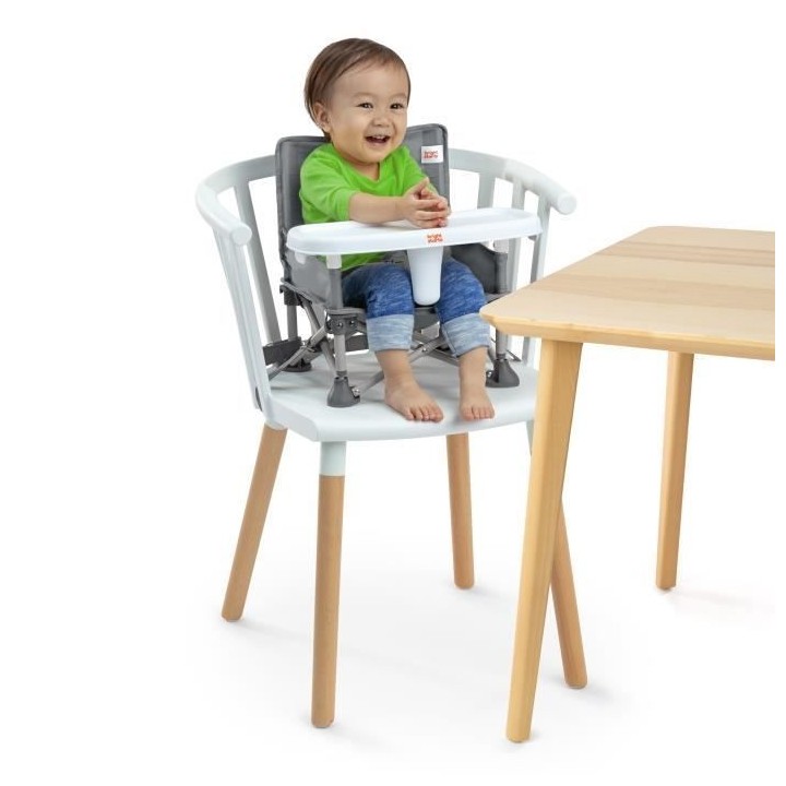 BRIGHT STARTS Rehausseur compact pliable - Pop 'N Sit, Tablette amovib