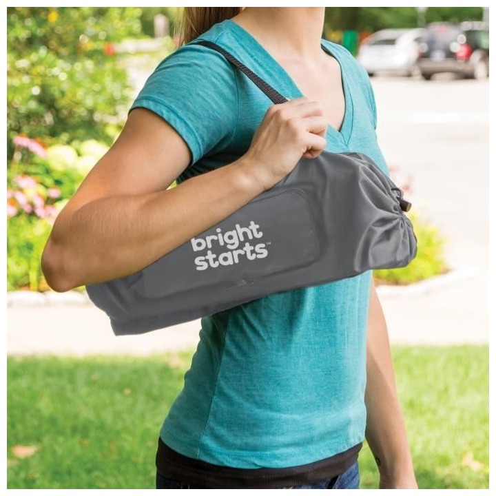 BRIGHT STARTS Rehausseur compact pliable - Pop 'N Sit, Tablette amovib