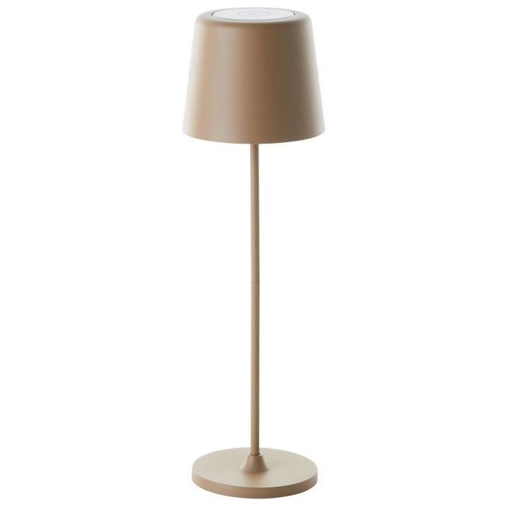 Lampe a poser LED KAAMI BRILLIANT - Métal et plastique - Cappuccino -