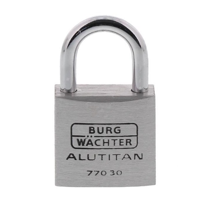Set de 2 cadenas - BURG WACHTER - DUO 770 30 SB - 30 mm Alutitan, doub