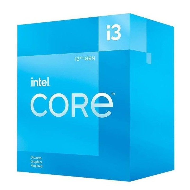 Processeur - INTEL - Core i3-12100F - 12M Cache, jusqu'a 4.30 GHz (BX8