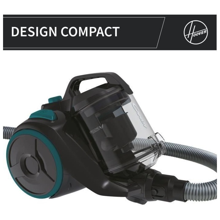 Aspirateur Traineau Sans Sac - CANDY CAF34HM - 800 W - Cassette 2,5 L