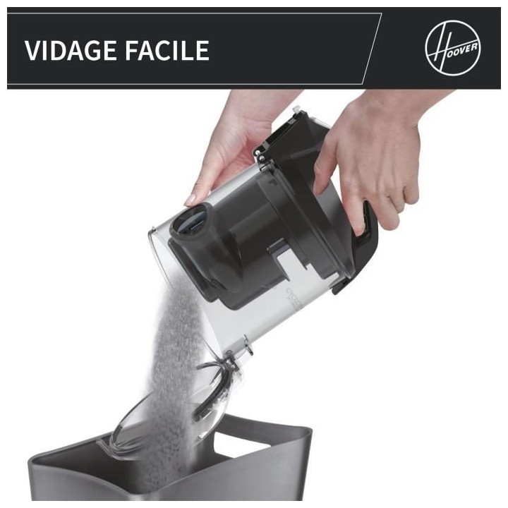 Aspirateur Traineau Sans Sac - CANDY CAF34HM - 800 W - Cassette 2,5 L