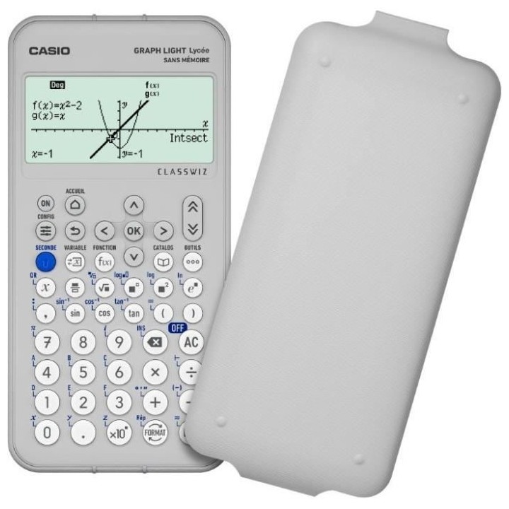 Calculatrice graphique - CASIO - Lycée - Graph Light - Blanc