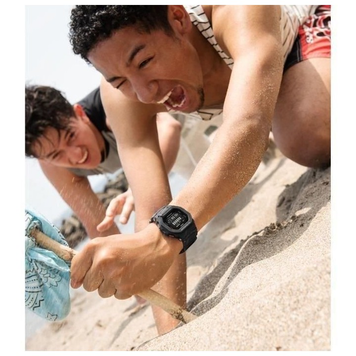 CASIO G-Shock GBD-200-1ER Montre - Résistante aux chocs - Multifoncti