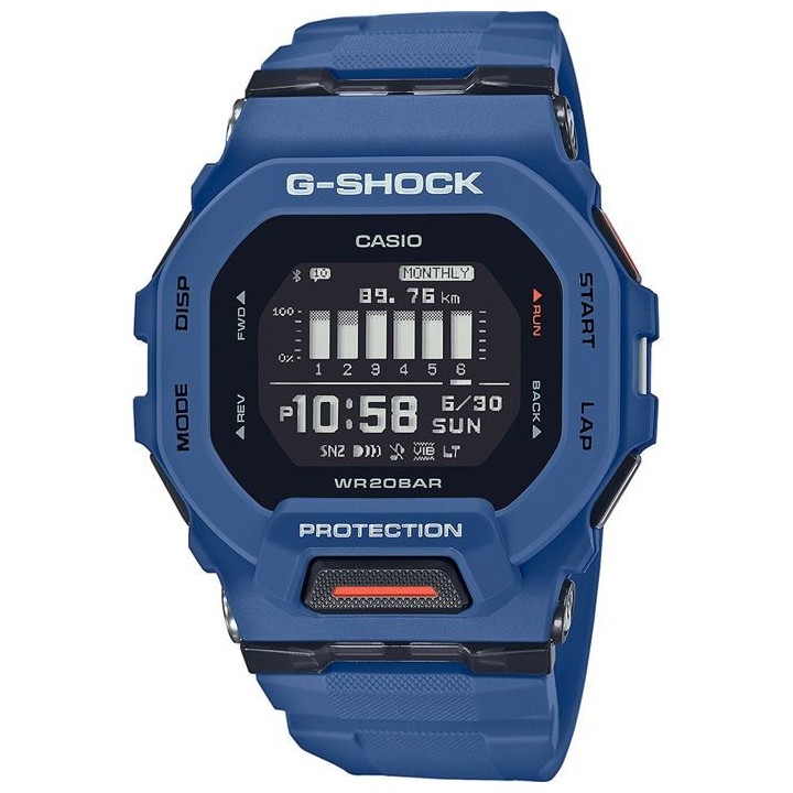 Montre G-SHOCK - CASIO - Resitante aux chocs - Multifonctions - Bleu