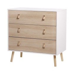 Commode KENT - 3 tiroirs -...