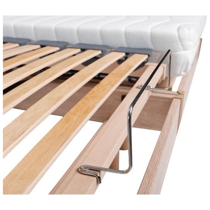 Ensemble relaxation matelas + sommier électrique 140x190cm - Mousse -