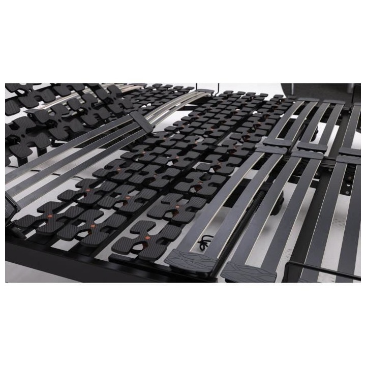 Ensemble relaxation matelas + sommiers électriques 2x80x200cm - Mouss