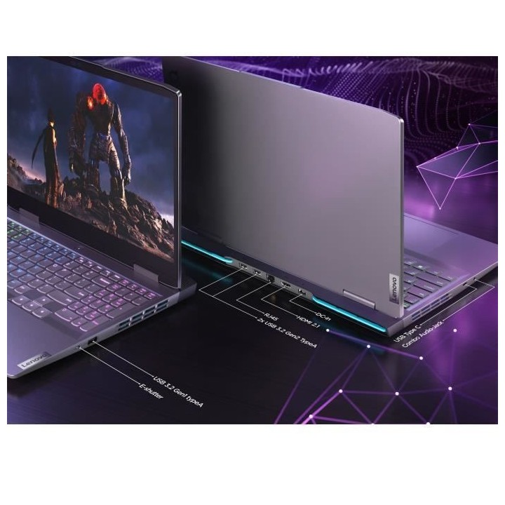 PC Portable Gamer Lenovo LOQ 15IRH8 -15'' FHD 144Hz - RTX 4060 115W -