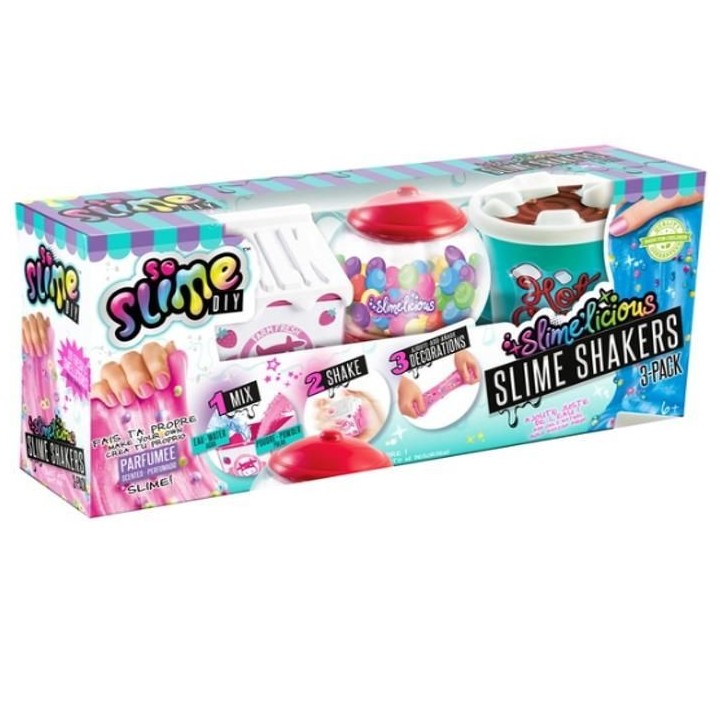 SLIMELICIOUS SLIME 3 SHAKERS PACK – CANAL TOYS