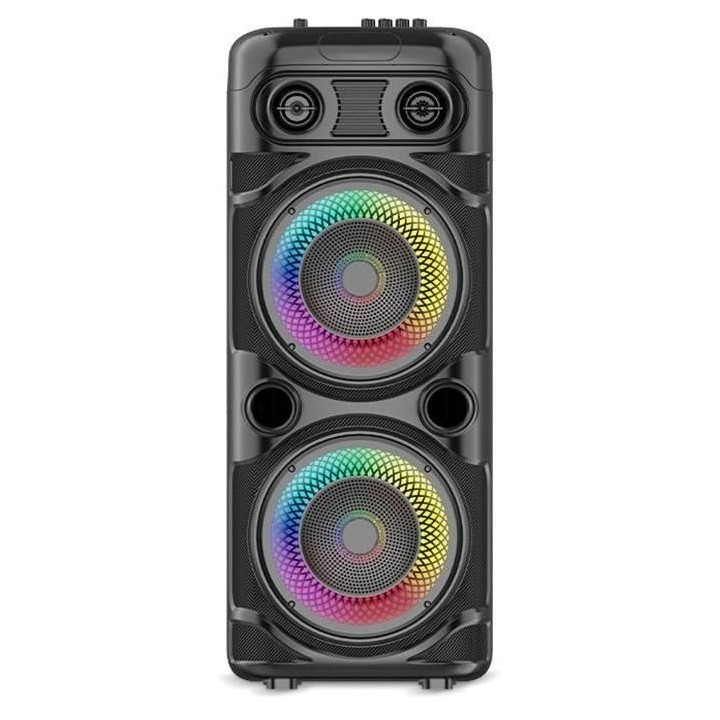 Enceinte Karaoké lumineuse - INOVALLEY - KA123-XXL - Bluetooth V5.0 -