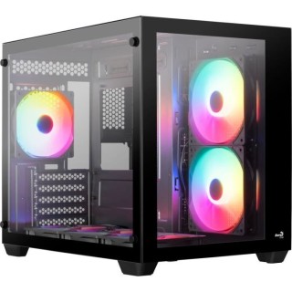 Boîtier PC - AEROCOOL - Dryft Mini G v1 (Noir) - Cube - Format Micro-