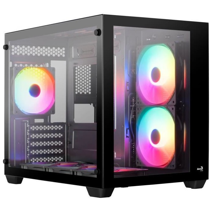 Boîtier PC - AEROCOOL - Dryft Mini G v1 (Noir) - Cube - Format Micro-