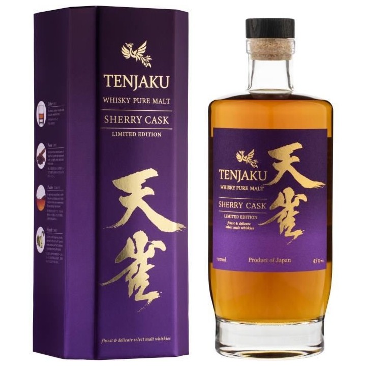 TENJAKU Whisky Pure malt Sherry CASK - 70CL - 43%