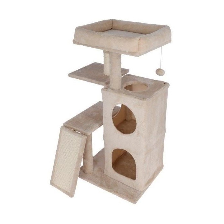 Arbre a chat 100 cm - ALESSIA - KERBL - Moelleux - Alcôve a deux éta