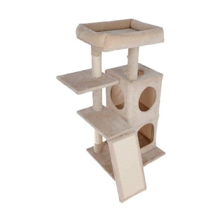 Arbre a chat 100 cm - ALESSIA - KERBL - Moelleux - Alcôve a deux éta