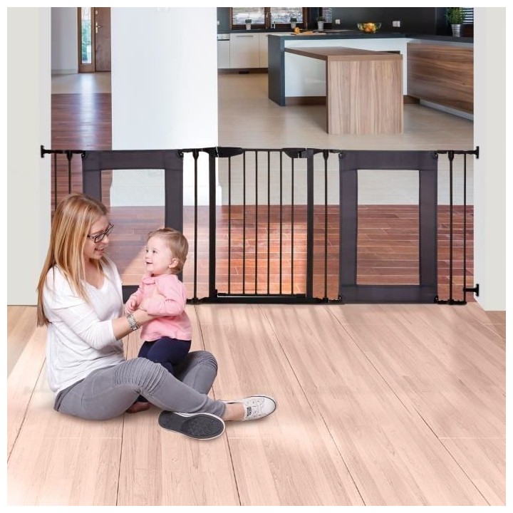 Barriere de sécurité - DREAMBABY - DENVER - 3 panneaux - 85,5-200 x