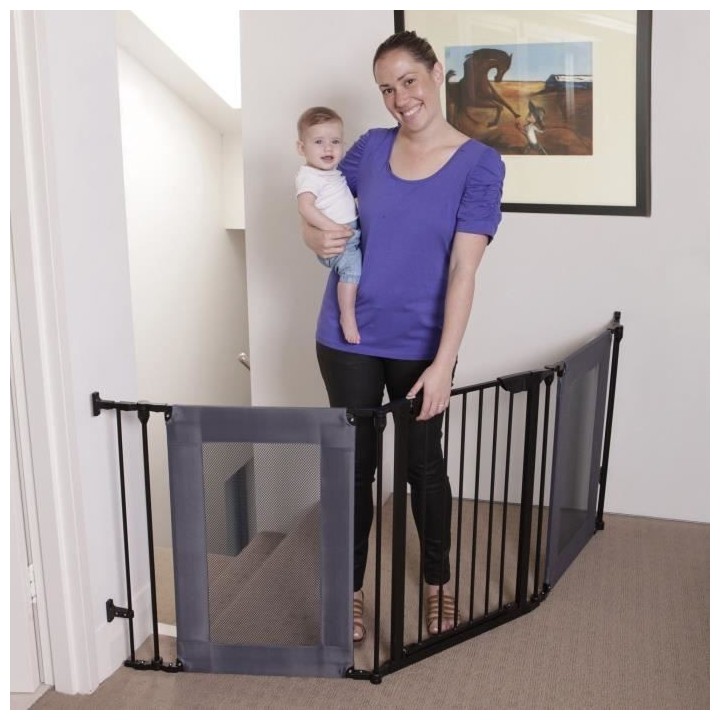 Barriere de sécurité - DREAMBABY - DENVER - 3 panneaux - 85,5-200 x