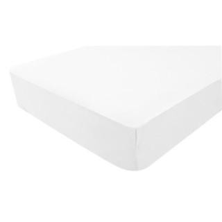 Drap housse Uni - DOMIVA - Jersey - Blanc - 60 x 120 cm - oeko-Tex