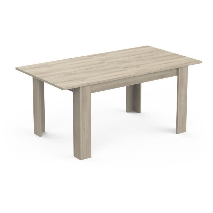 Table extensible - COTTAGE - Rectangulaire - Décor mélaminé chene k