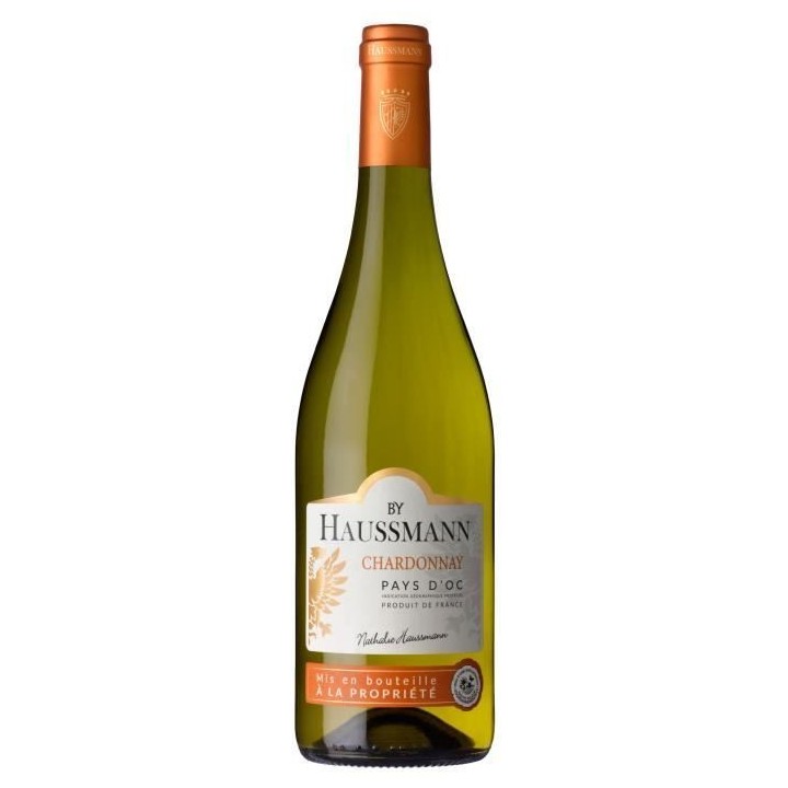 By Haussmann Chardonnay Pays d'Oc - Vin blanc de Languedoc