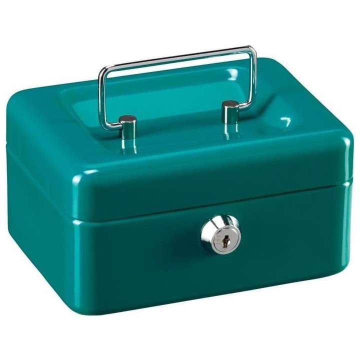 Caissette a monnaie - BURG WACHTER - Money 5015 Green - Ouverture a cl