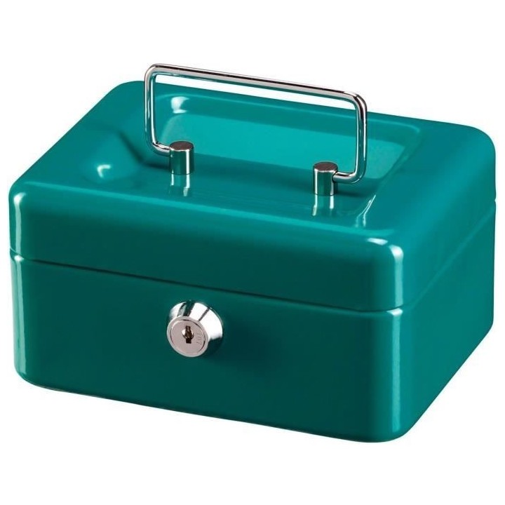 Caissette a monnaie - BURG WACHTER - Money 5015 Green - Ouverture a cl