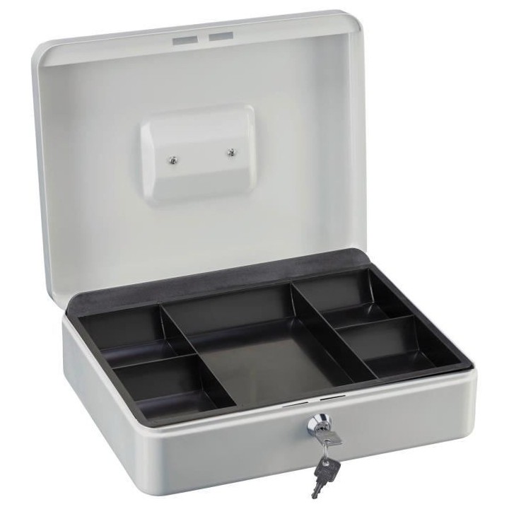 Caissette a monnaie - BURG WACHTER - Money 5030 Light Grey - Ouverture