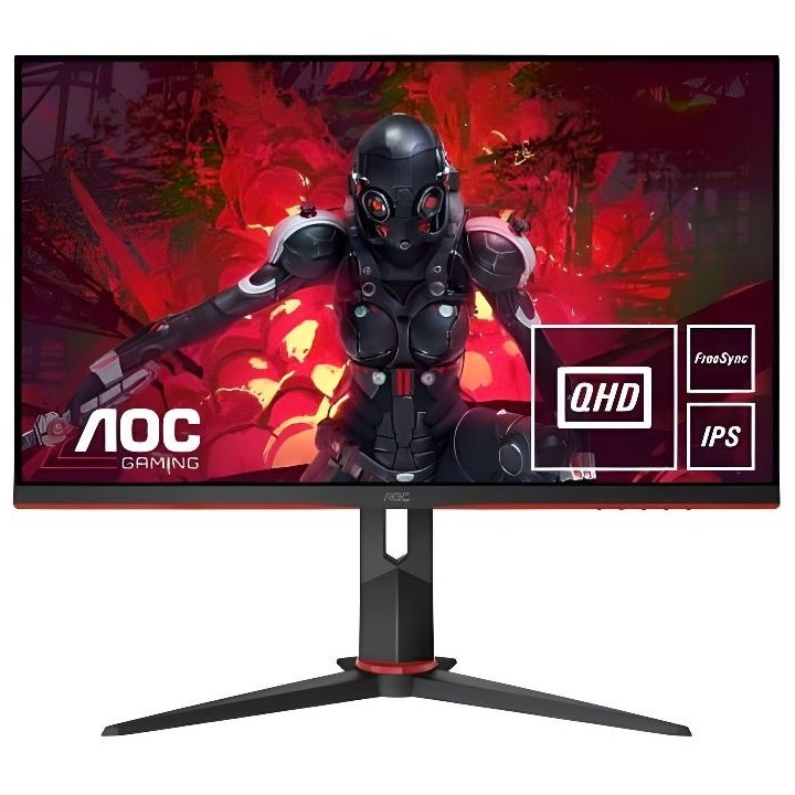 AOC Q27G2U/BK - écran Gamer - QHD IPS 144hz 1ms - FreeSync Premium -