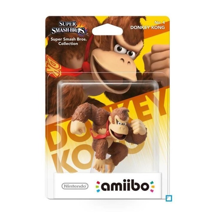 Figurine Amiibo - Donkey Kong N°4 • Collection Super Smash Bros.