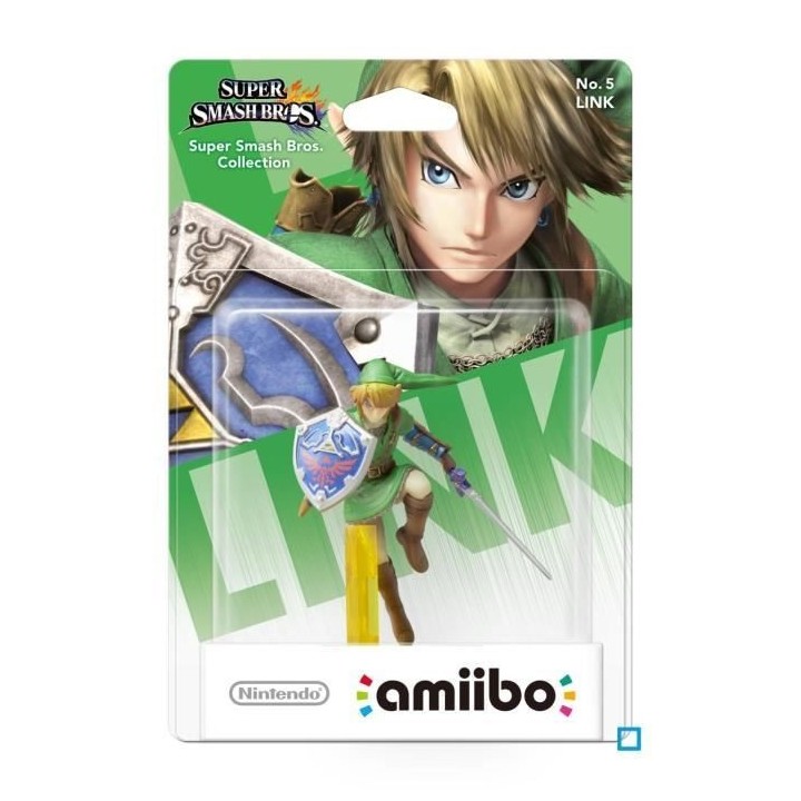 Figurine Amiibo - Link N°05 • Collection Super Smash Bros.