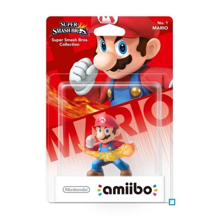 Figurine Amiibo - Mario N°1 • Collection Super Smash Bros.