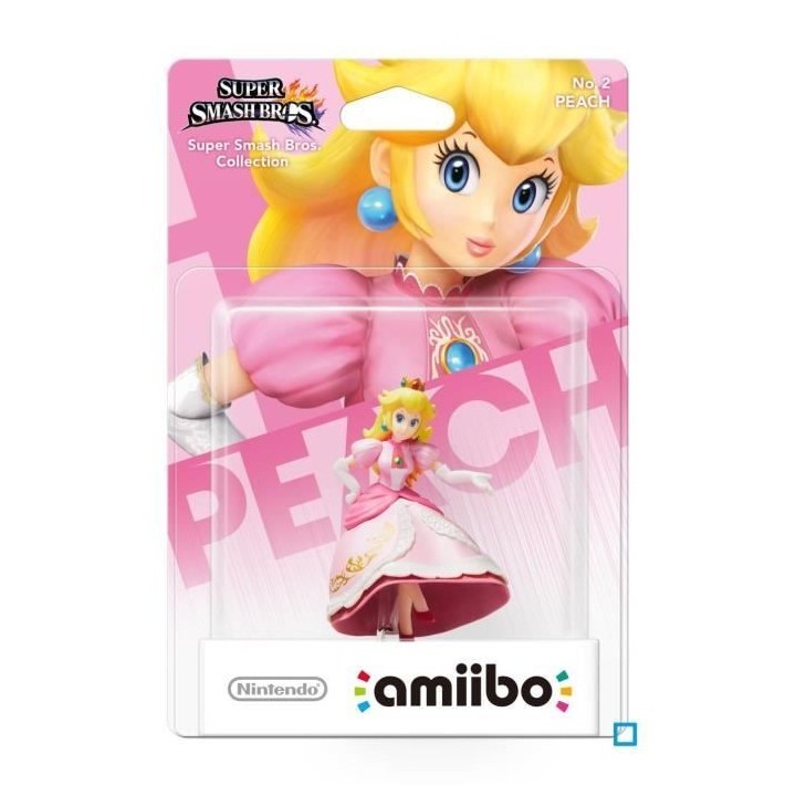 Figurine Amiibo - Peach N°2 • Collection Super Smash Bros.